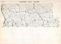 Gasconade County, Red Bird, Margaret, Owensville, Canaan, Johnson, Mt. Sterling, Pershing, Missouri State Atlas 1940c